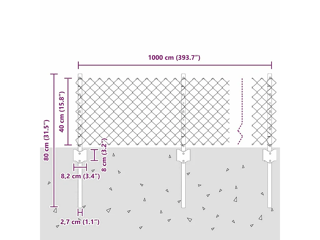 Sofá 3 plazas con reposapiés Gris 180 cm Piel sintética