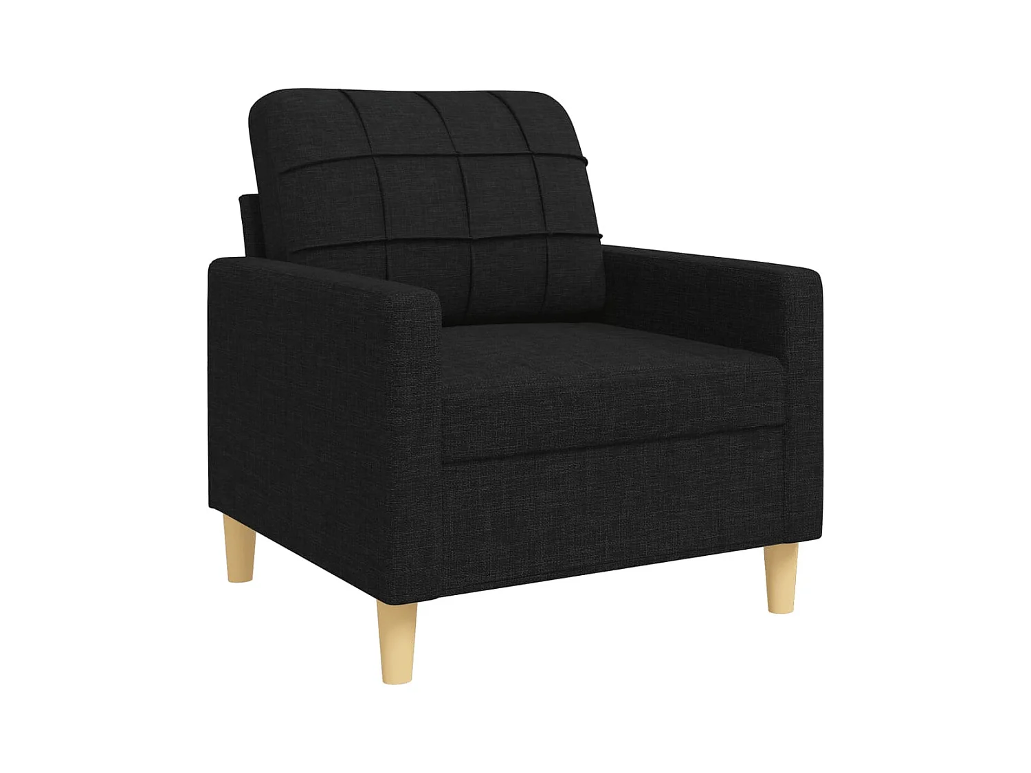 Conjunto de sofá de 4 piezas con reposapiés y cojines decorativos