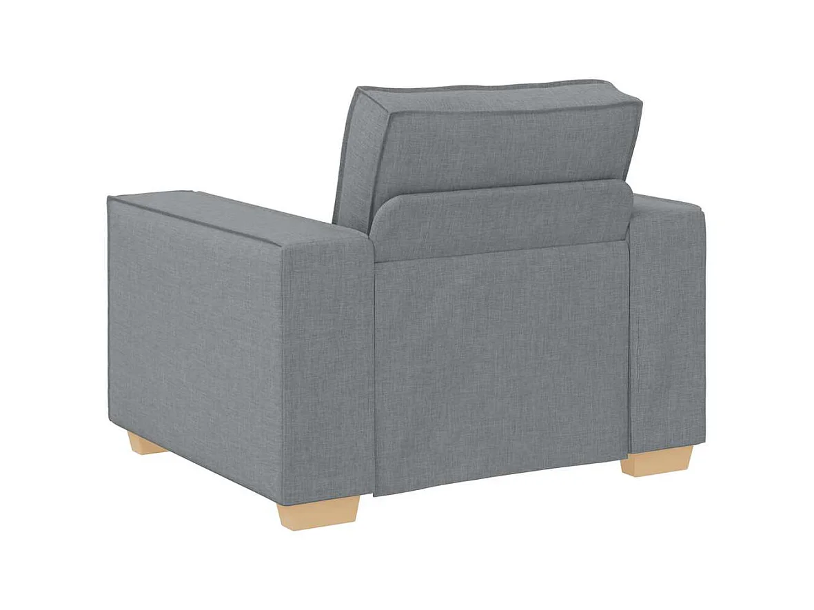 Canapé Fauteuil Gris Clair 60 cm Tissu
