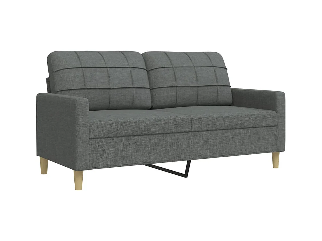 Conjunto de sofá de 4 piezas con reposapiés y cojines decorativos