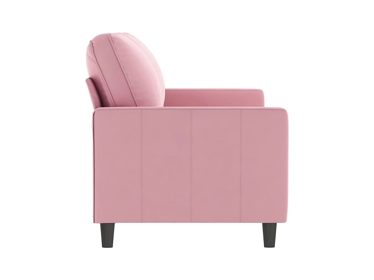 Divano 2 posti Rosa 140 cm Velluto