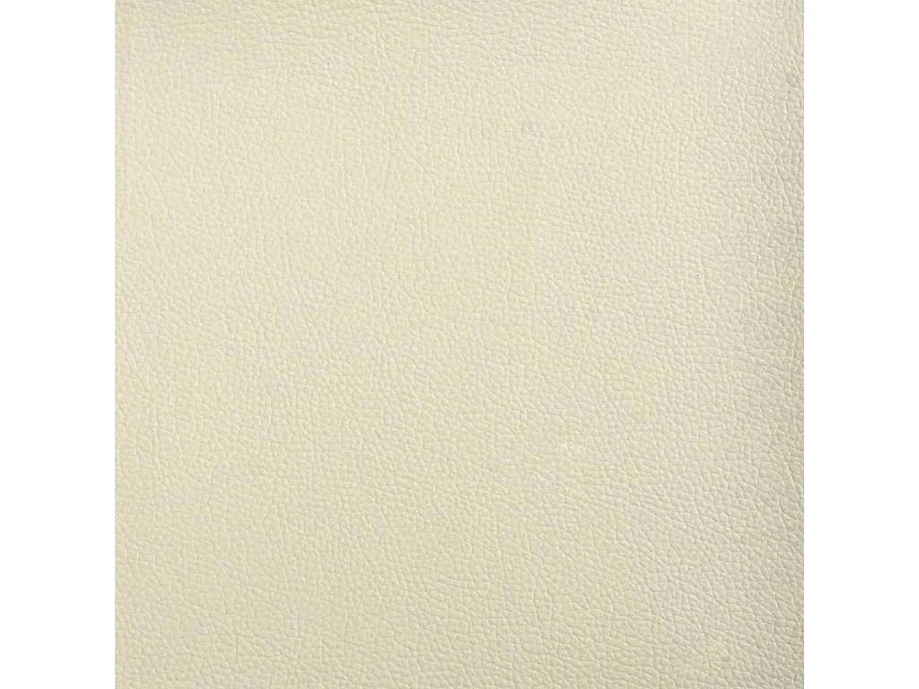 Conjunto de sofá de 2 piezas con cojines de piel sintética color crema