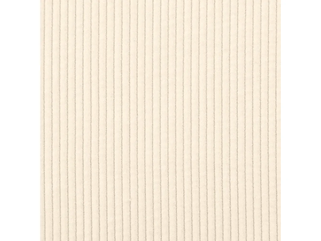 2-zitsbank met L-vormige chaise longue crème 125 cm linnen