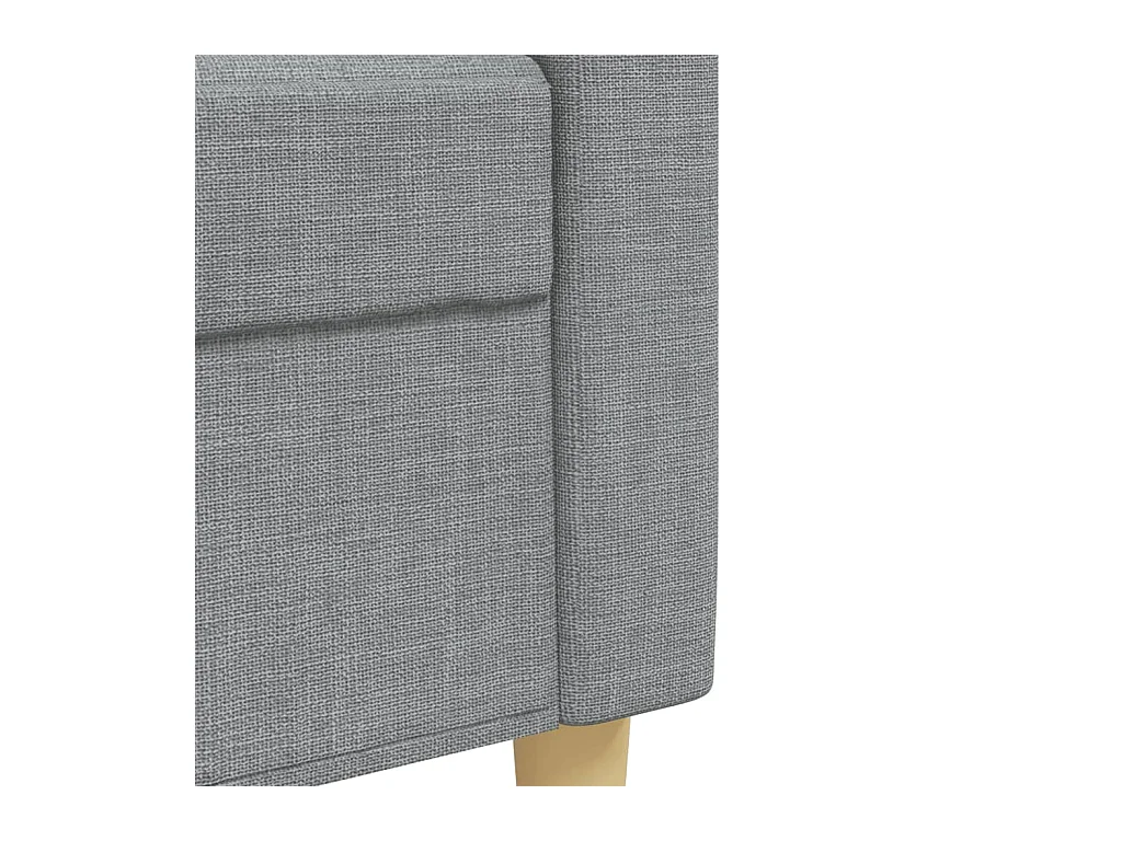 Conjunto de sofá de 3 piezas con reposapiés y cojines decorativos