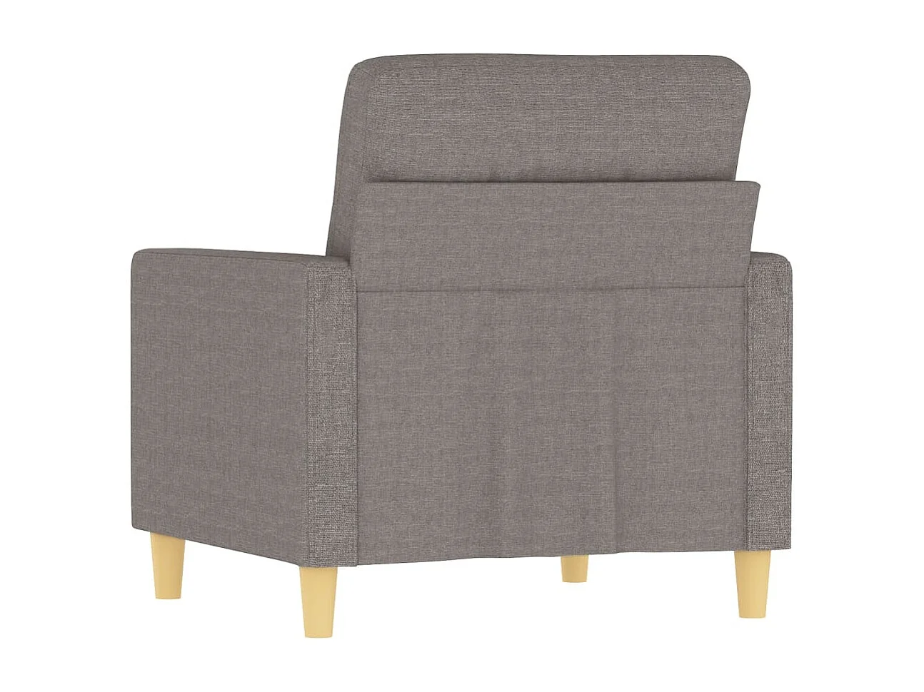 Fauteuil Taupe 60 cm Tissu