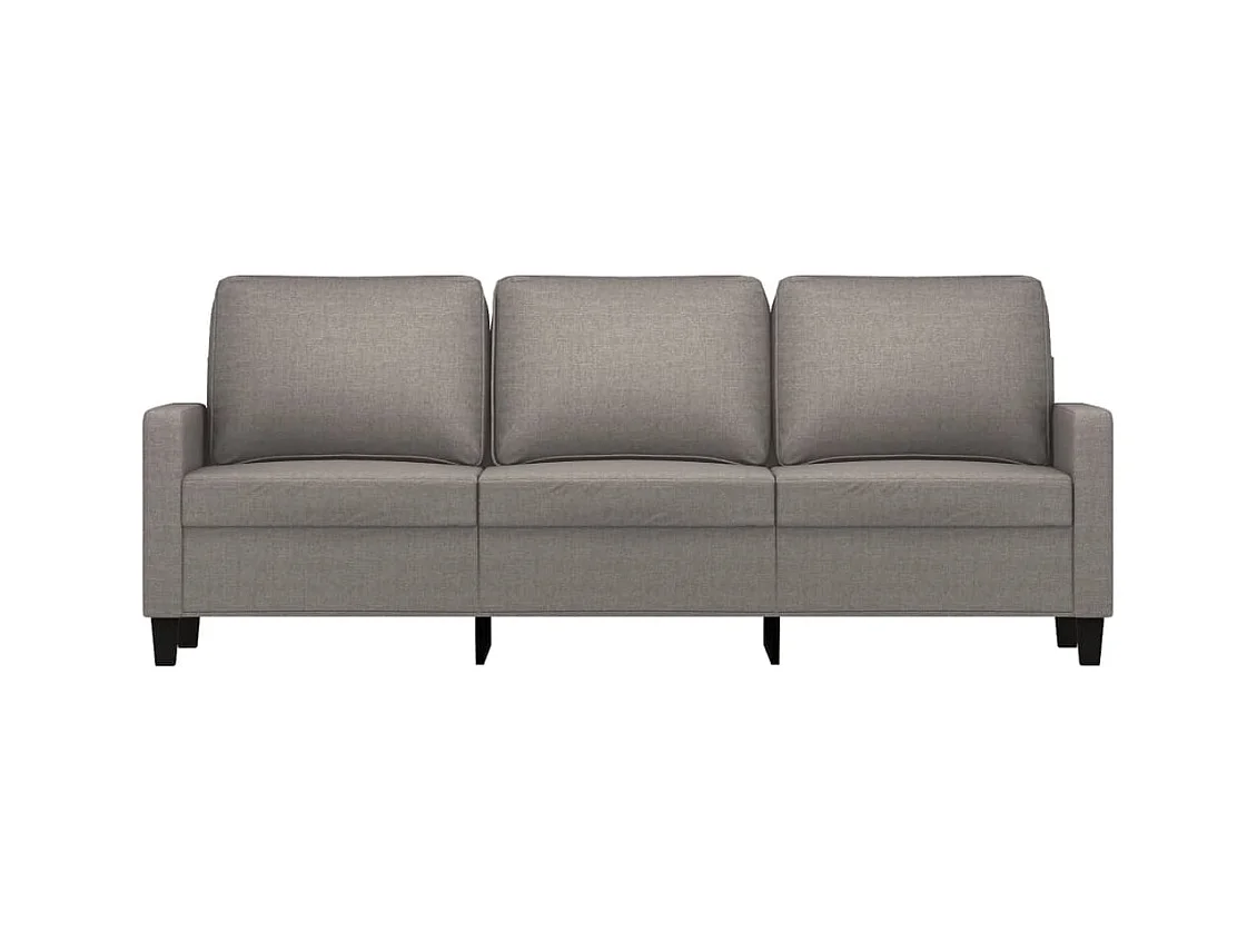 Canapé à 3 places Taupe 180 cm Tissu