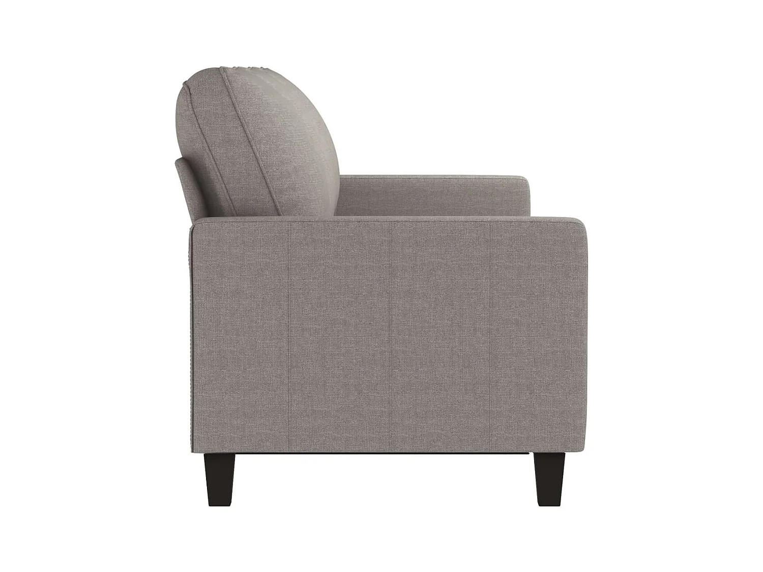 Canapé à 3 places Taupe 180 cm Tissu