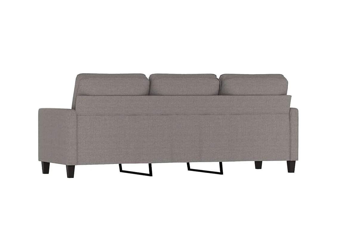 Canapé à 3 places Taupe 180 cm Tissu