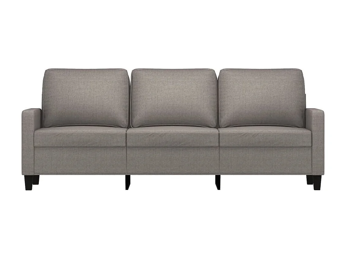 Sofá 3 plazas Taupe 180 cm Tela