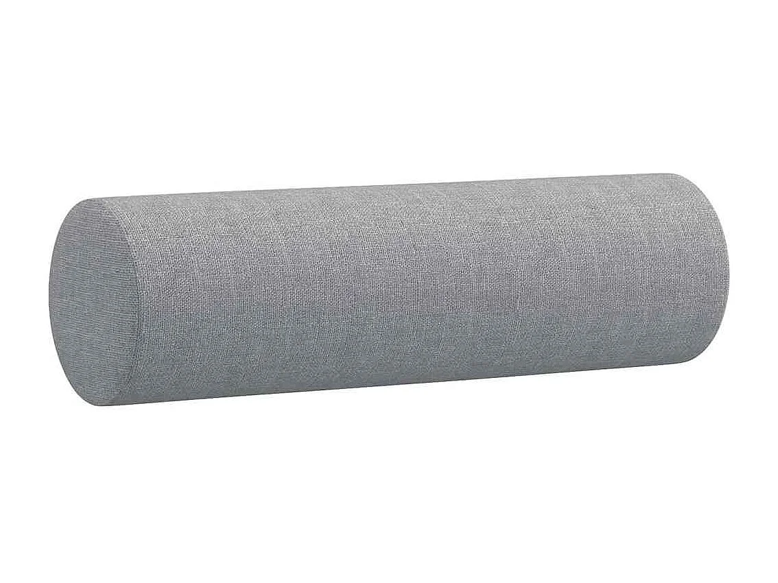 Ensemble de canapés 2 pcs coussins gris clair tissu