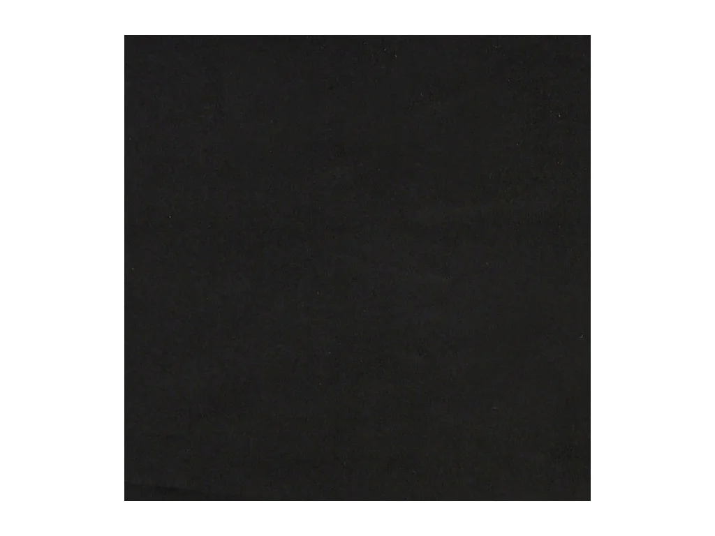 Sofá 2 plazas Terciopelo Negro 120 cm