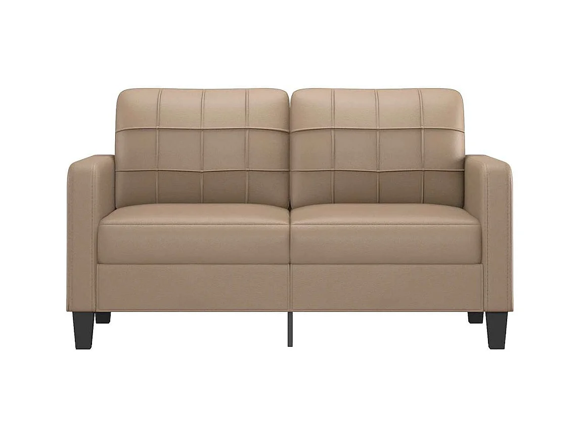 2-zits Cappuccino bank 140 cm Kunstleer