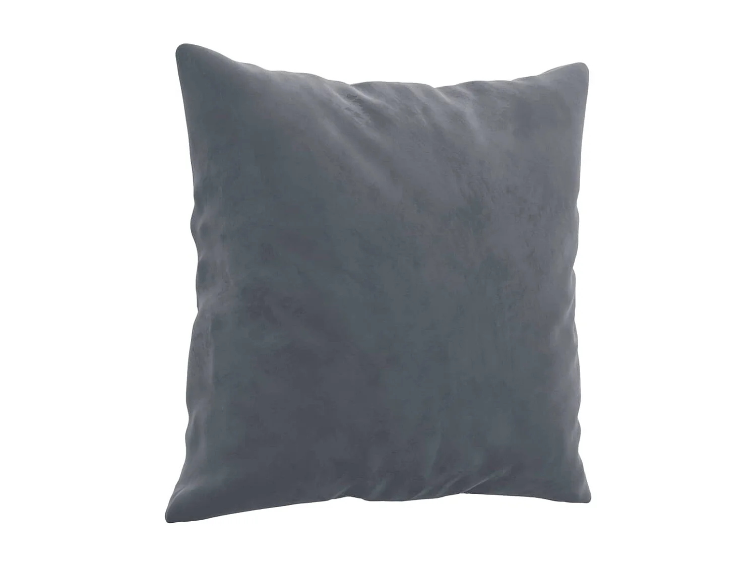 Conjunto de sofá de 3 piezas con cojines de terciopelo gris oscuro