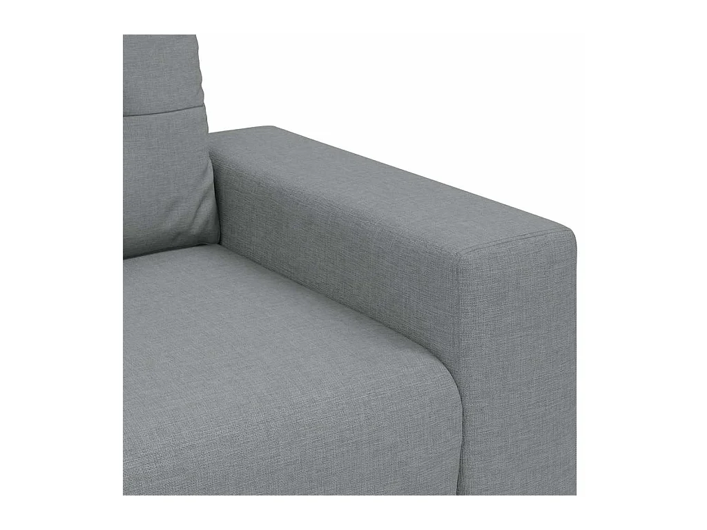 Fauteuil Gris clair 60 cm Tissu