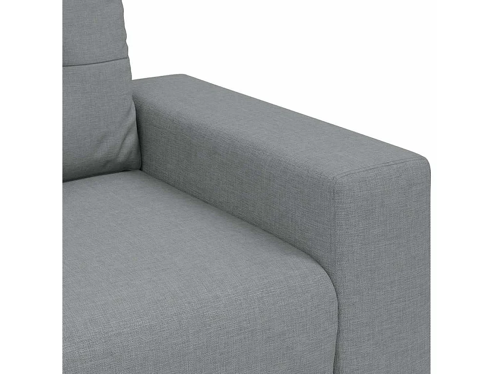 Fauteuil Gris clair 60 cm Tissu