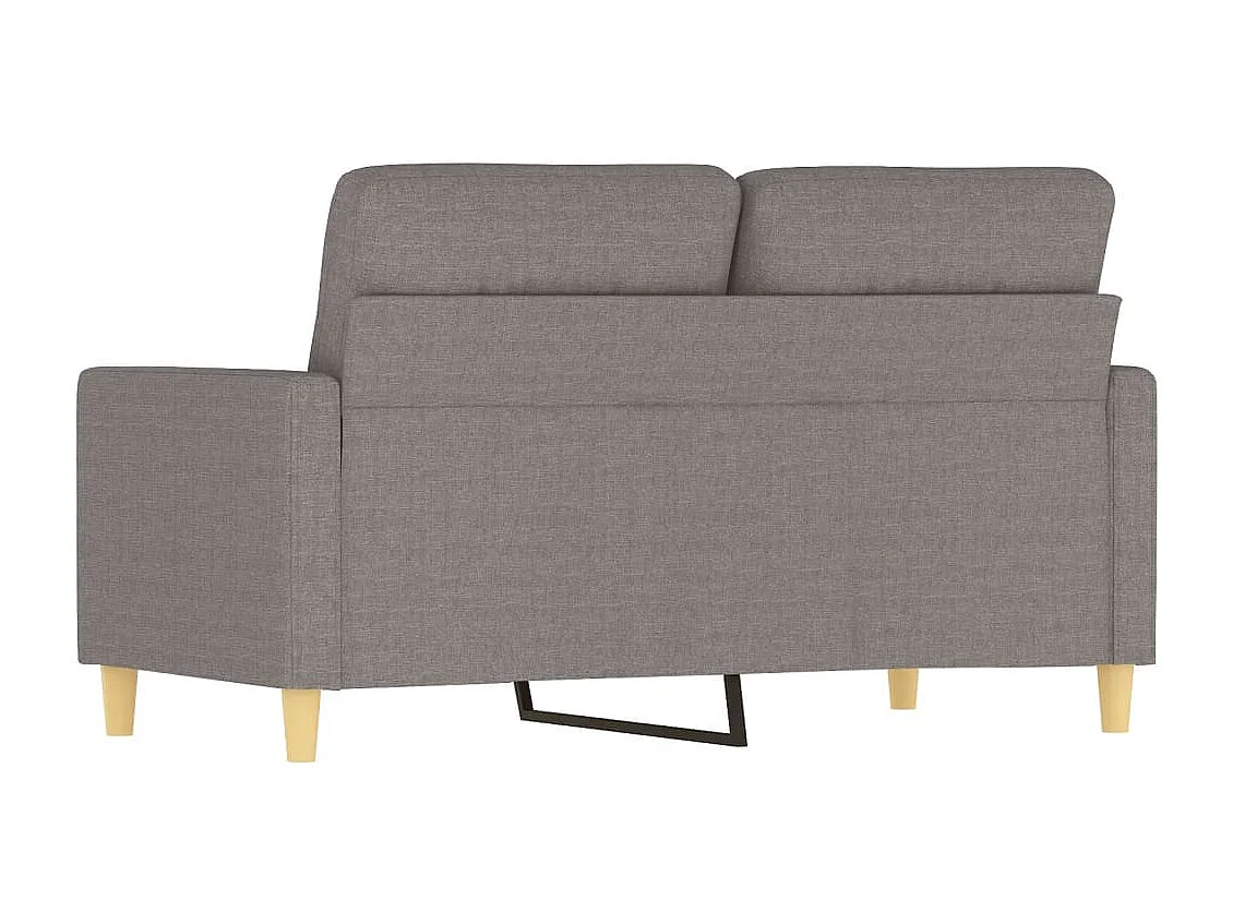 2-Sitzer-Sofa Taupe 120 cm Stoff