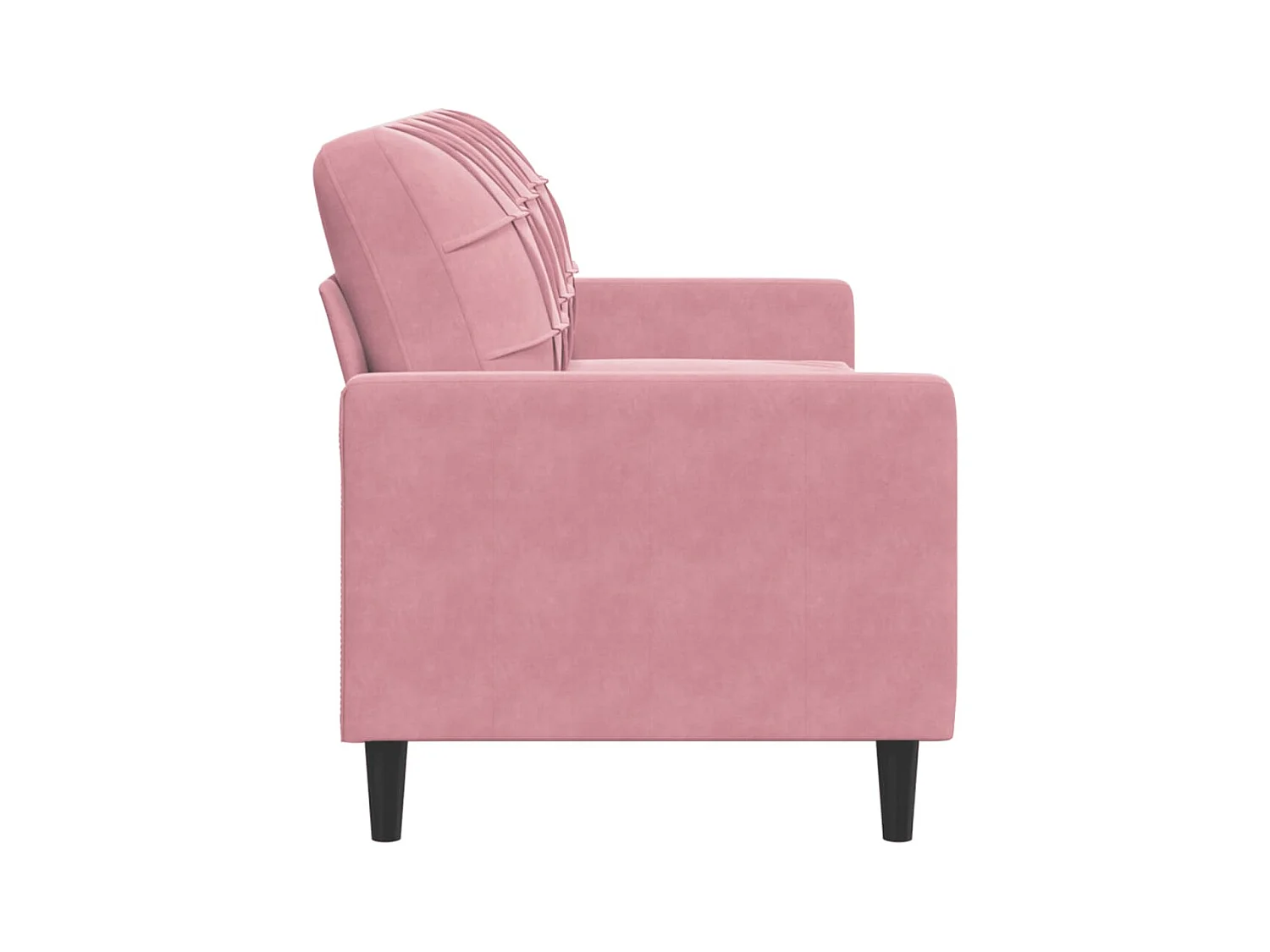 Divano 3 posti Rosa 180 cm Velluto