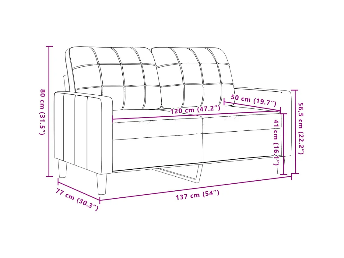 Set di divani 3 pezzi con cuscini in velluto grigio scuro