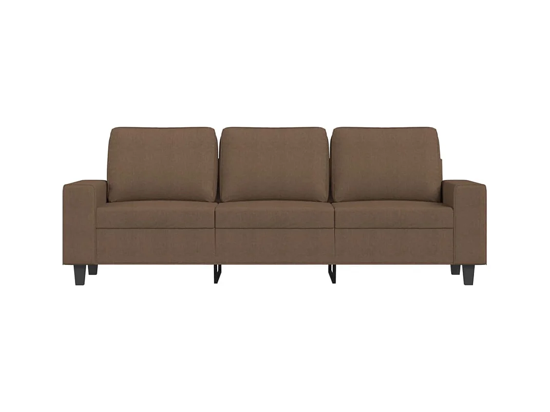 3-Sitzer-Sofa Braun 180 cm Stoff