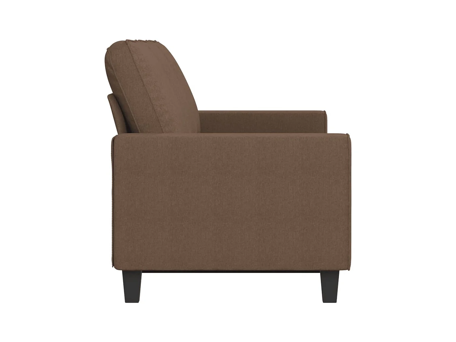 3-Sitzer-Sofa Braun 180 cm Stoff