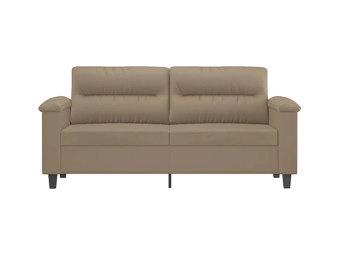 2-zits Cappuccino bank 140 cm Kunstleer