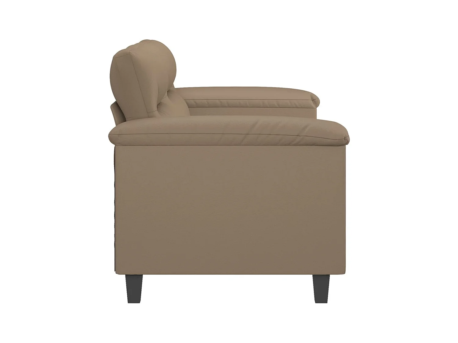 2-zits Cappuccino bank 140 cm Kunstleer