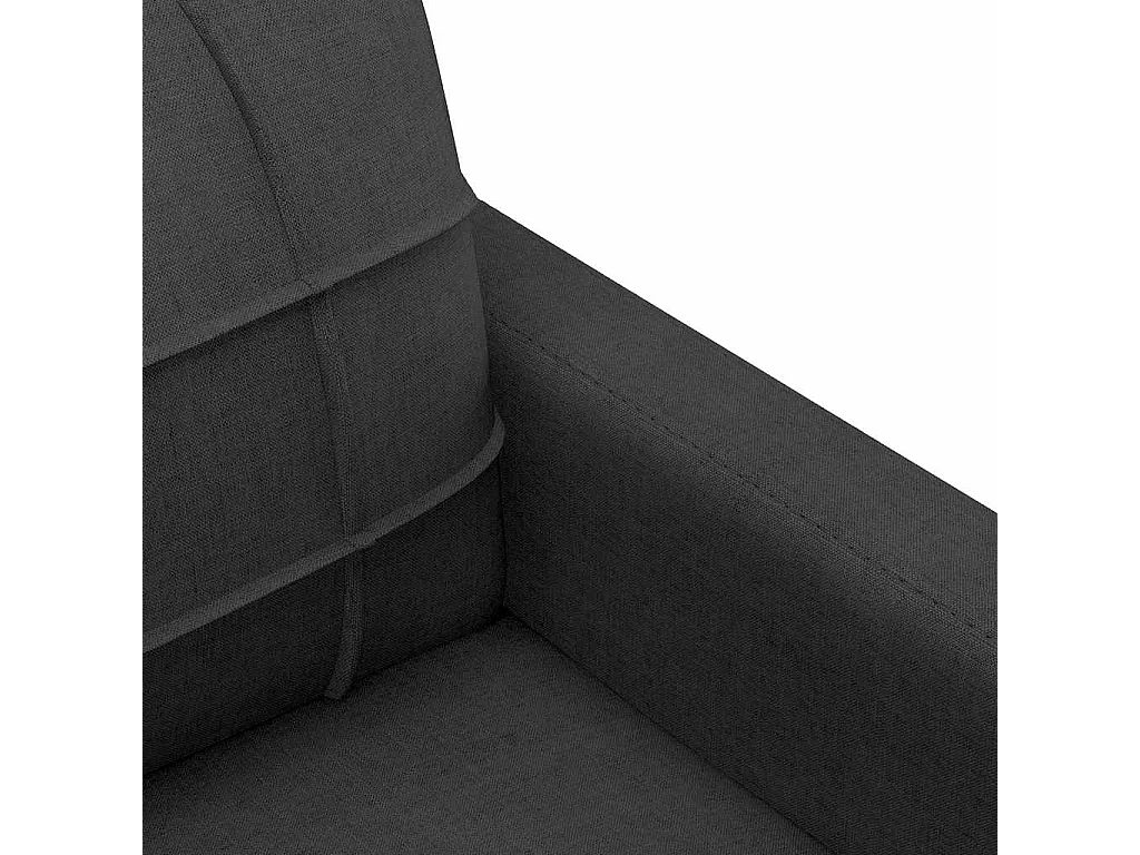 Poltrona nera 60 cm in tessuto