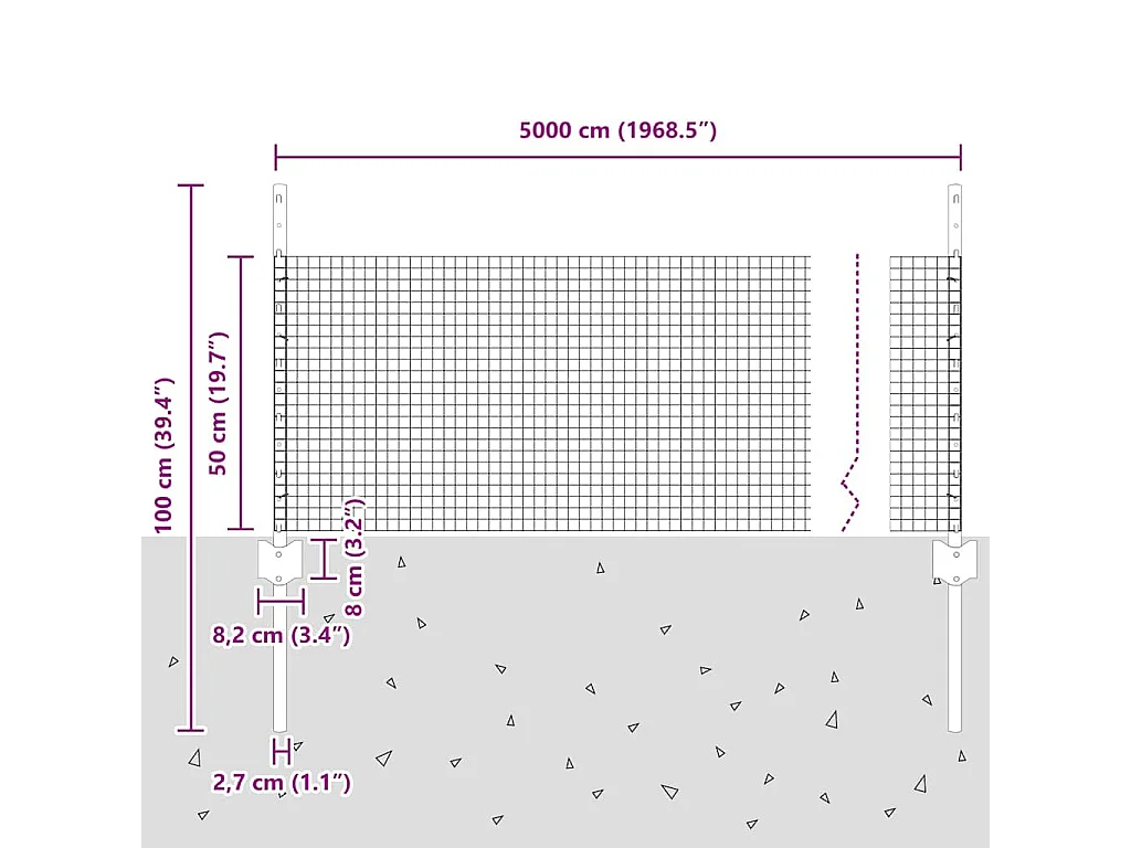 Set di divani 3 pezzi con cuscini in tessuto grigio scuro