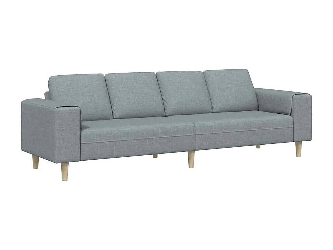 Ensemble de Canapés Gris clair tissu