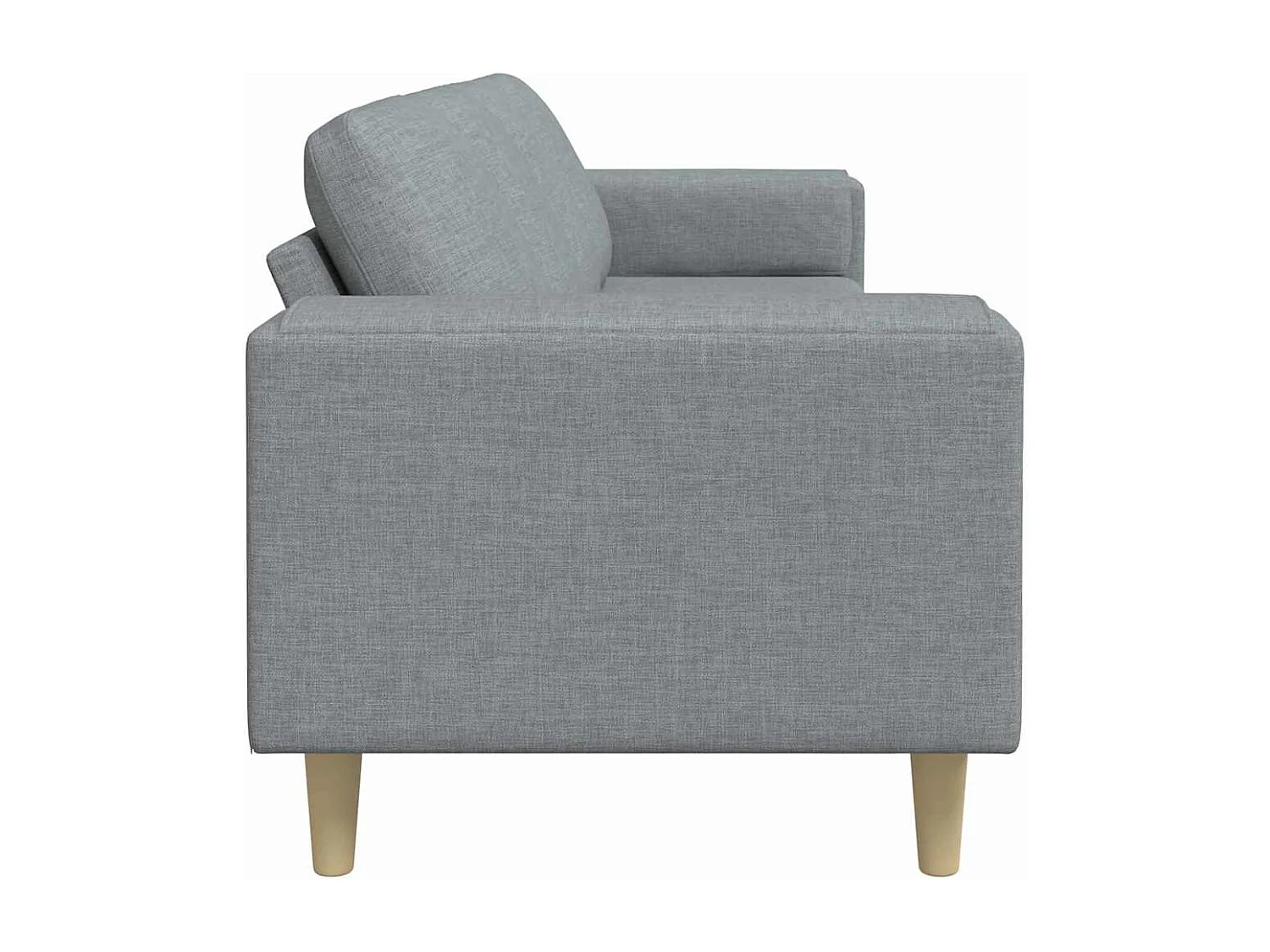 Ensemble de Canapés Gris clair tissu