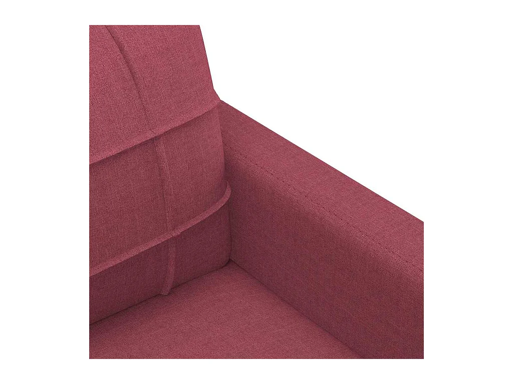 Burgunderroter Sessel 60 cm Stoff