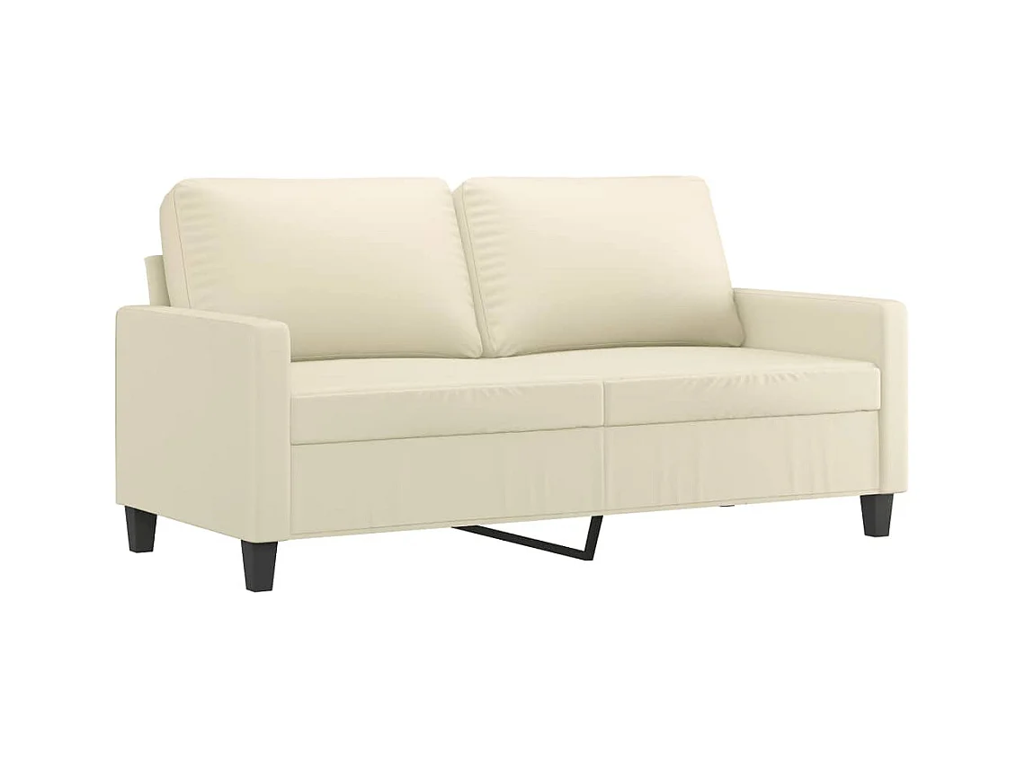 2-zitsbank Crème 140 cm Kunstleer