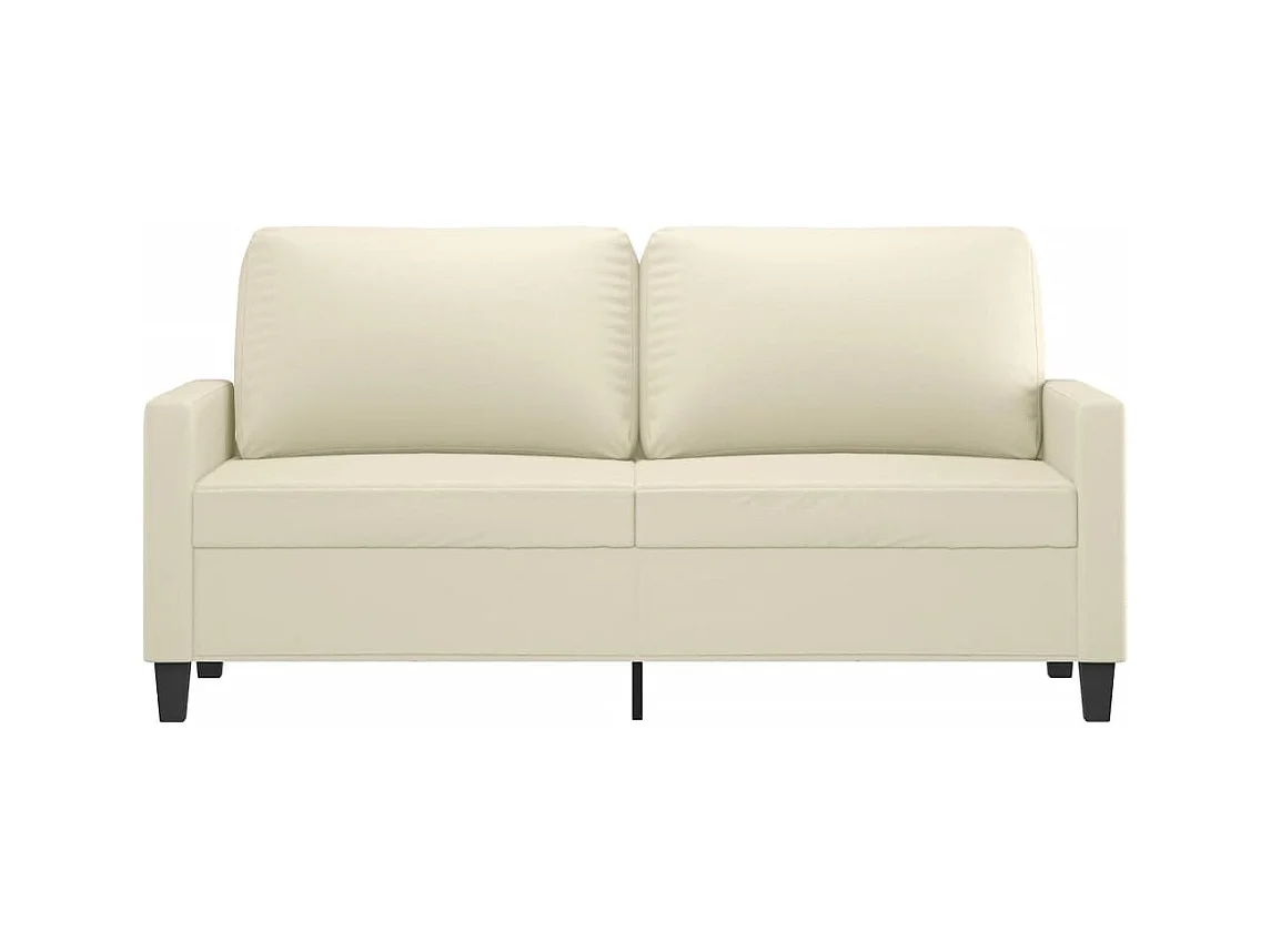2-zitsbank Crème 140 cm Kunstleer