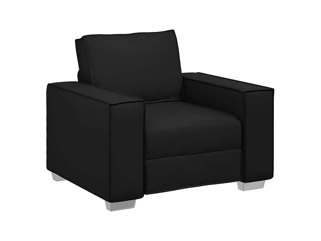 Fauteuil canapé Noir 99 x 78 x 84 cm Cuir artificiel