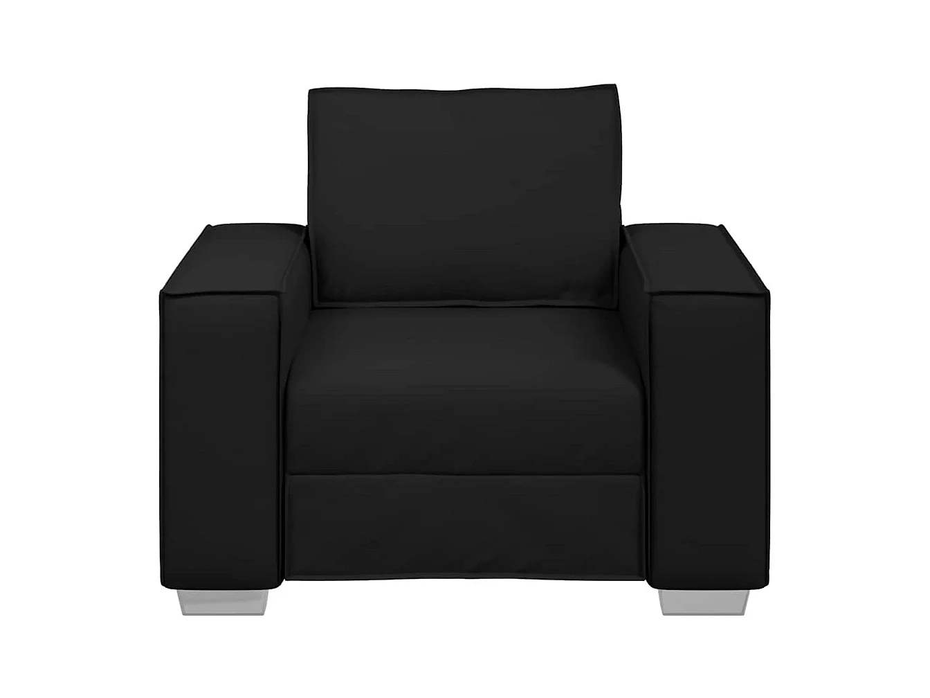 Fauteuil canapé Noir 99 x 78 x 84 cm Cuir artificiel