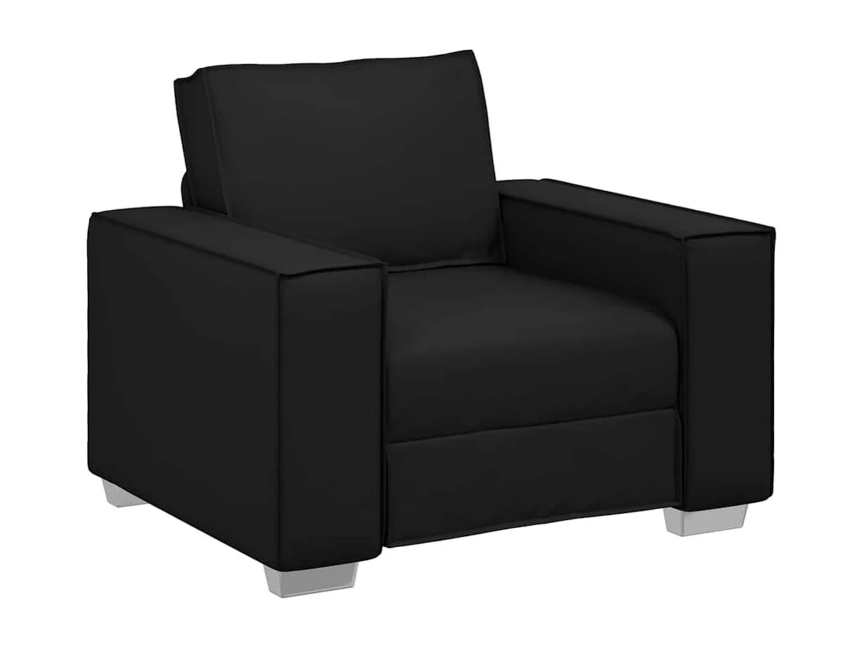 Fauteuil canapé Noir 99 x 78 x 84 cm Cuir artificiel