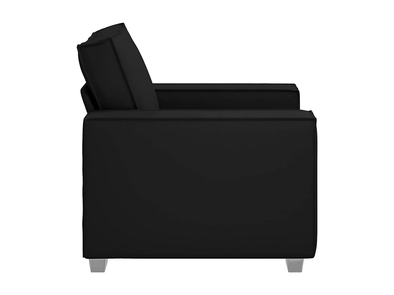 Fauteuil canapé Noir 99 x 78 x 84 cm Cuir artificiel