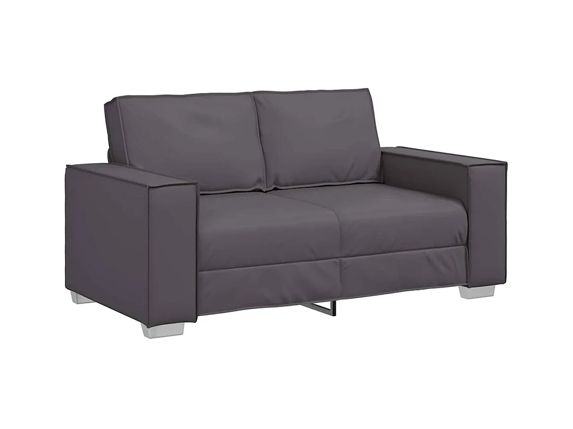 Grijze fauteuil 160 x 78 x 84 cm Kunstleer