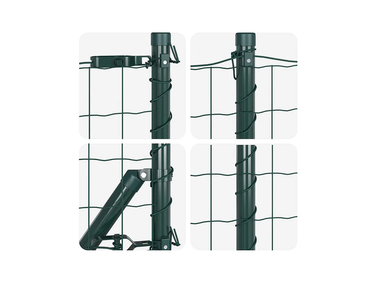 Donkergroene 2-zitsbank 120 cm fluweel