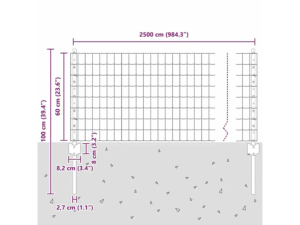 Sofá de 3 plazas en tela negra
