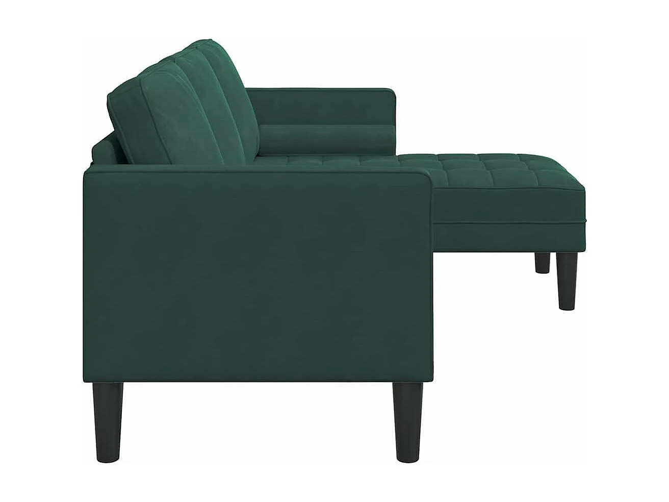 Ensemble de Canapés Vert foncé 173 x 131 x 67 cm Velours