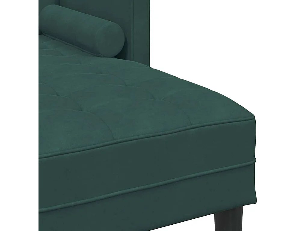 Ensemble de Canapés Vert foncé 173 x 131 x 67 cm Velours