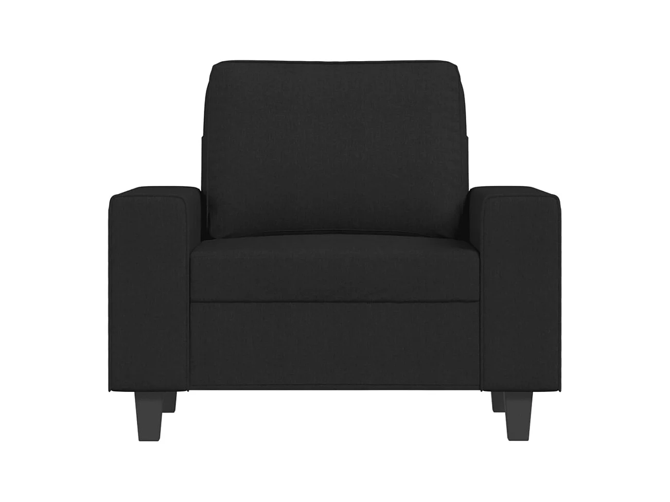 Sillón Negro 60 cm Tela