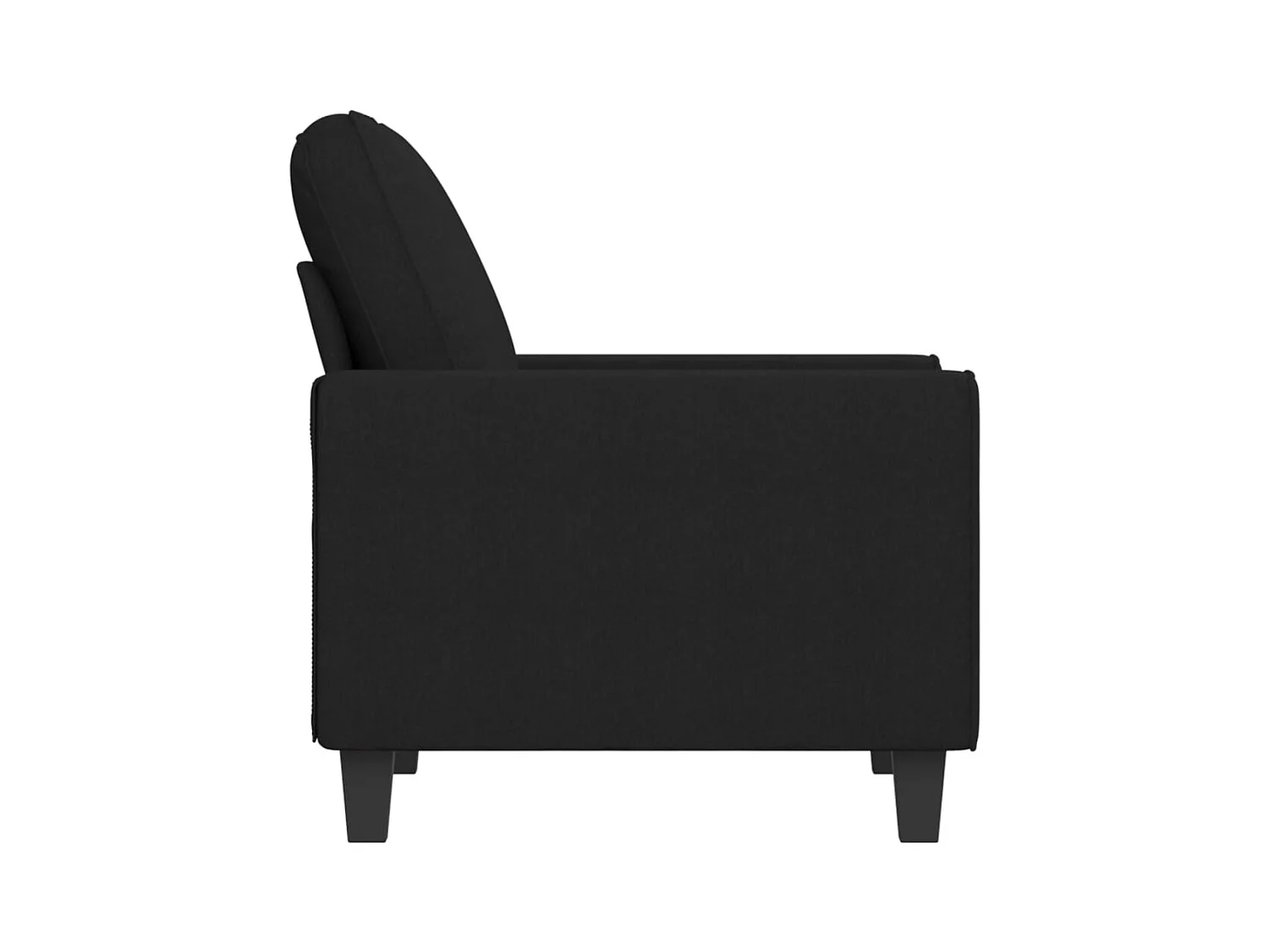 Sillón Negro 60 cm Tela