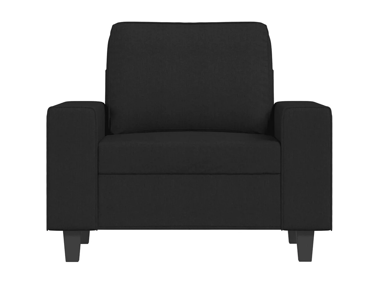 Sillón Negro 60 cm Tela