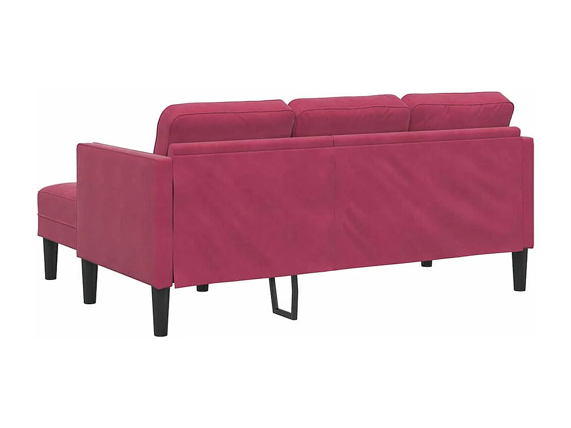 Ensemble de Canapés Rouge bordeaux 173 x 131 x 67 cm Velours