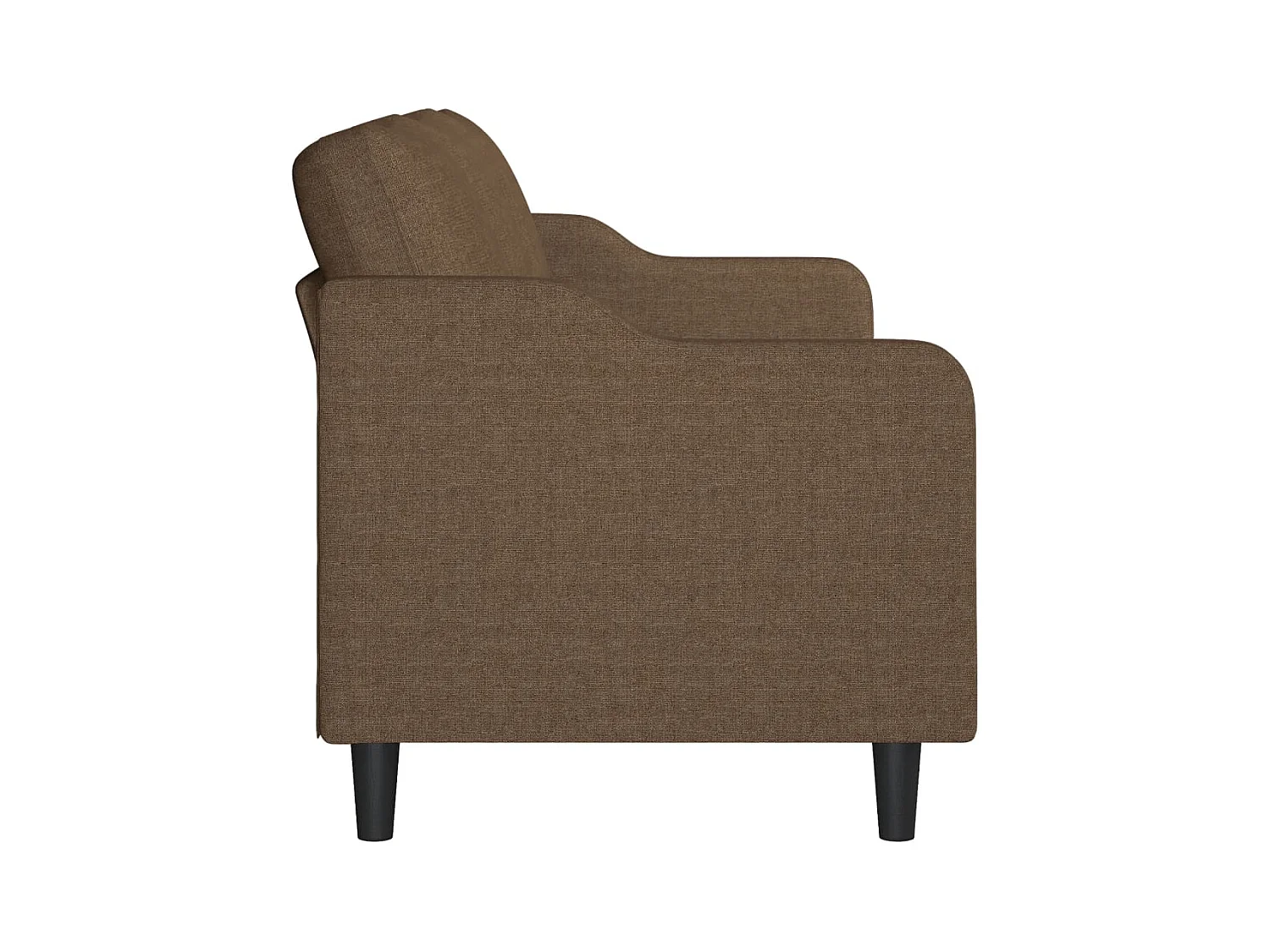 3-Sitzer-Sofa Braun 180 cm Stoff