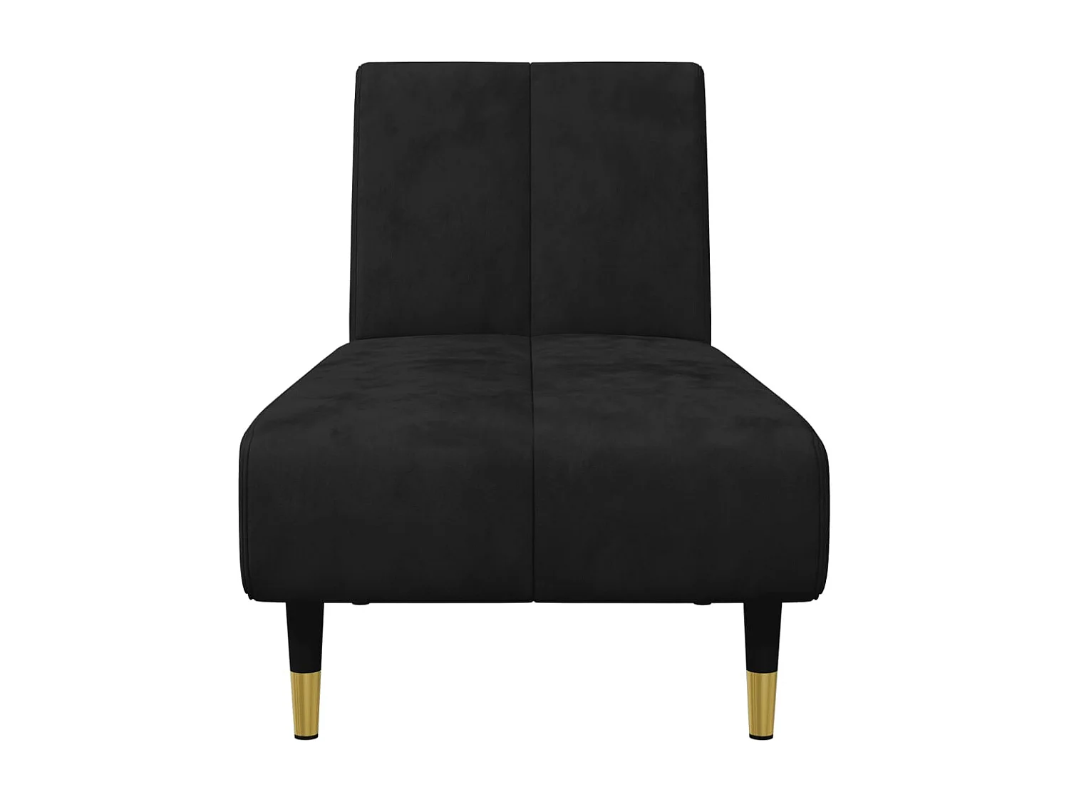 2-delige zwarte fluwelen bankset