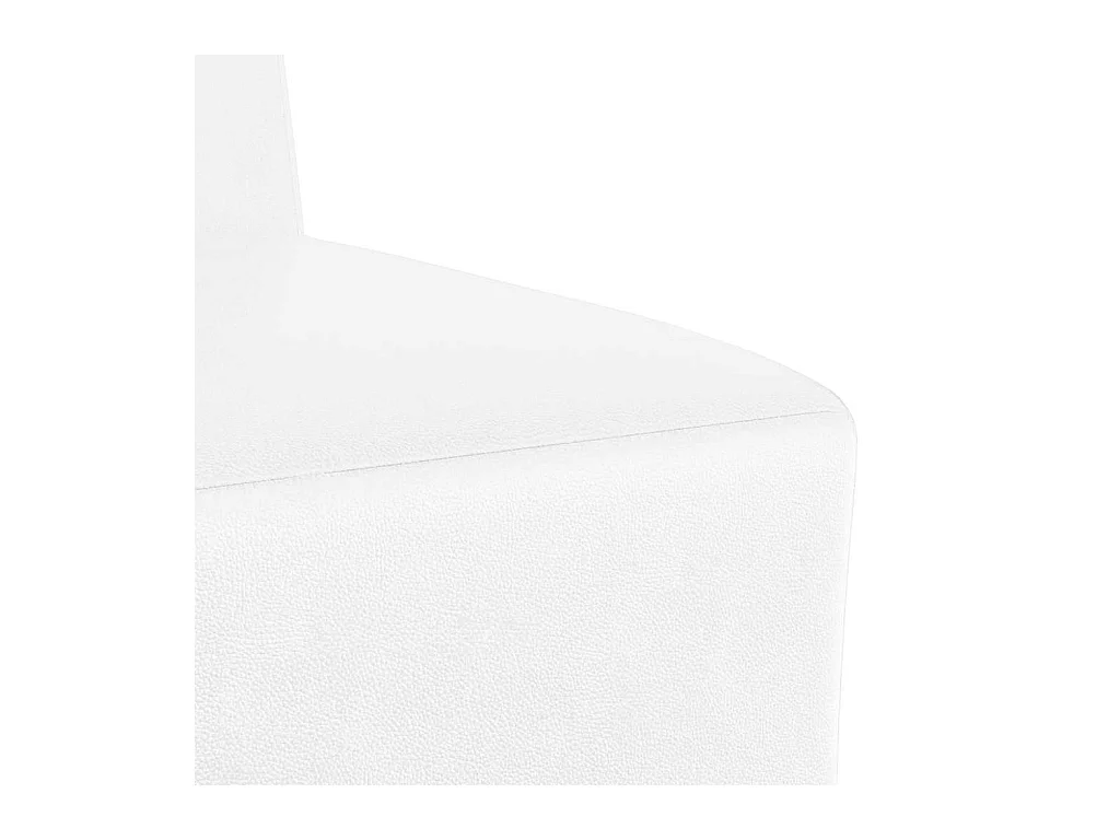 Divano componibile senza braccioli bianco 55 x 74 x 82 cm