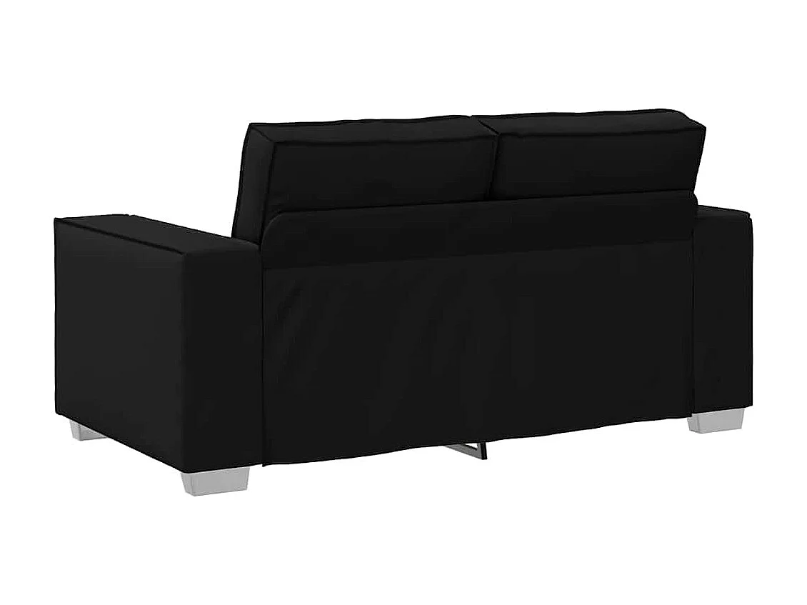 Zwarte fauteuil 160 x 78 x 84 cm Kunstleer